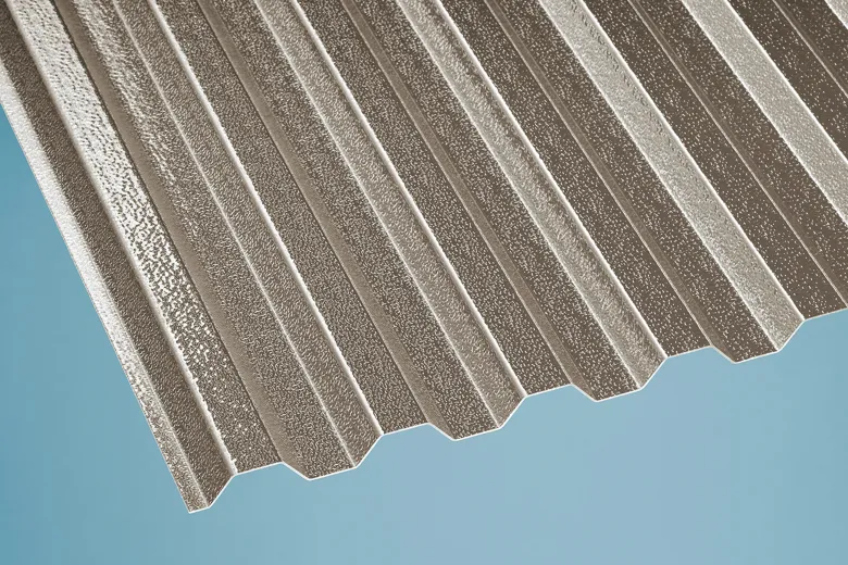 Acryl Trapezplatte C-Struktur bronce